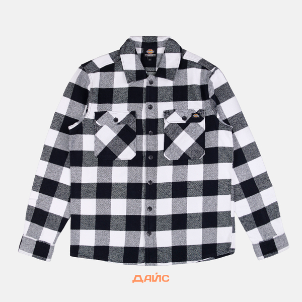  Рубашка мужская Dickies Sacramento Long Sleeve Shirt артикул:WLR23BLK - купить в магазине Дайс