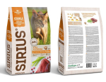 Утка с клюквой, 400г корм сухой для стерилизованных кошек Sirius Premium полнорационный