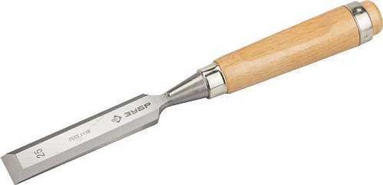 Стамеска-долото ЗУБР Классик с деревянной ручкой