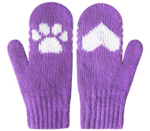 Варежки "Лапки" сиреневый р.10, 1 шт.