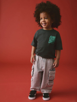 Джинсы карго для мальчика Next E45-342, Серый