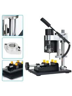 Многофункциональный мини-сверлильный станок для точного сверления дерева, металла и пластика