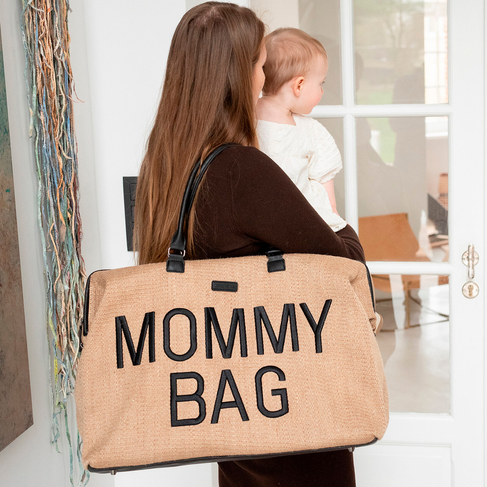 Уцененный товар: сумка для мамы CHILDHOME бежевая
