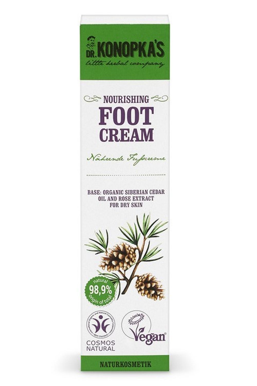 Крем для ног питательный, 75 мл (Dr.Konopka's)