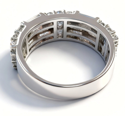 Ювелирное кольцо из серебра