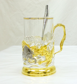 Подстаканник "Охота на кабана"