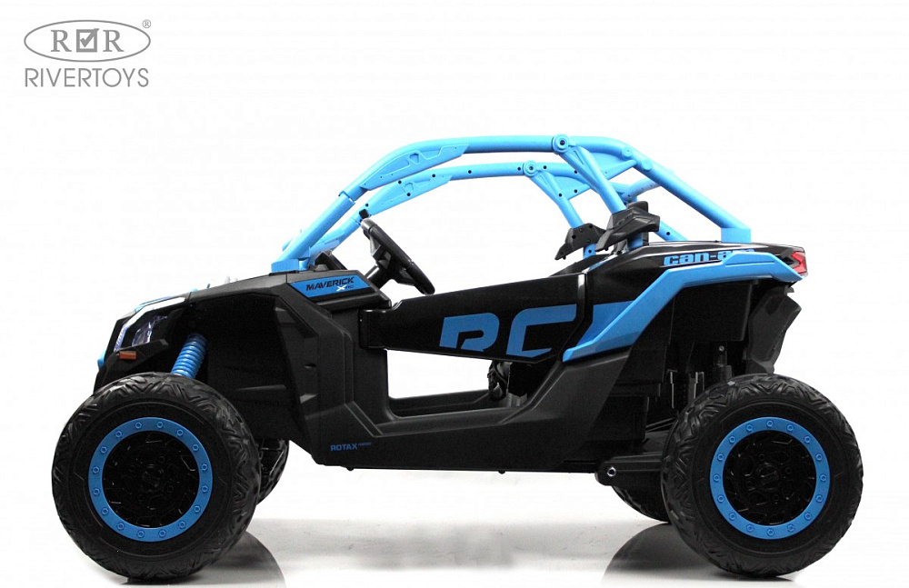 Детский электромобиль RiverToys BRP Can-Am Maverick Y111YY синий