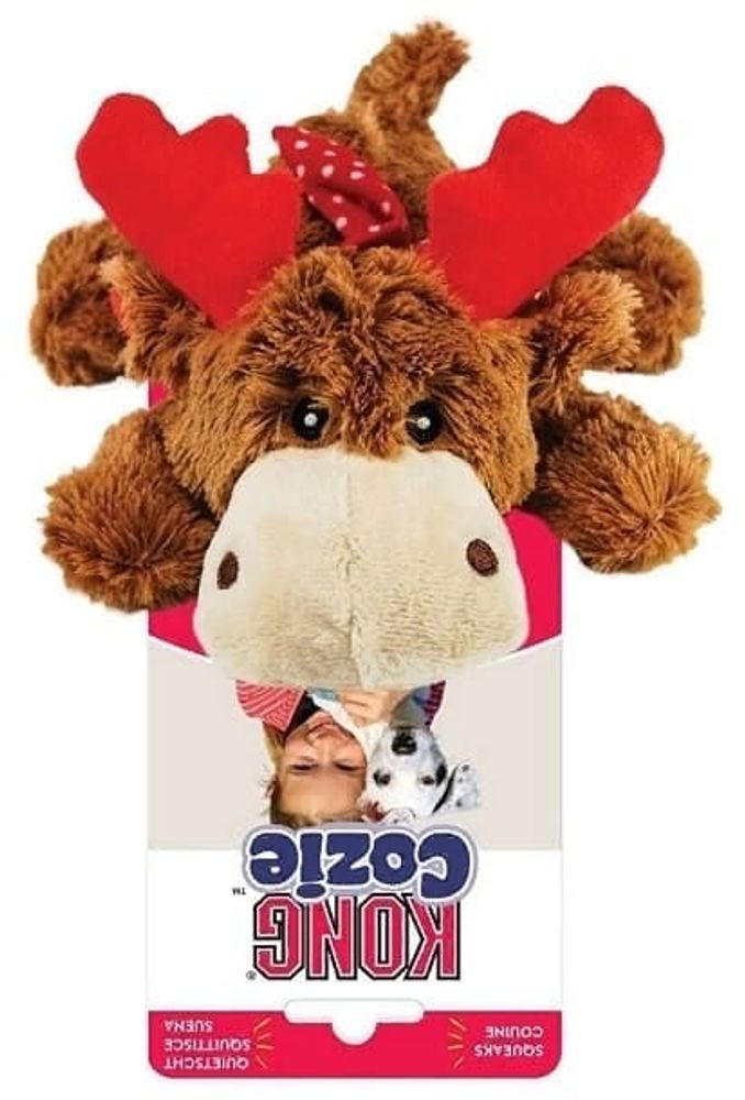 KONG Holiday игрушка для собак Cozie Олень средний 15 см