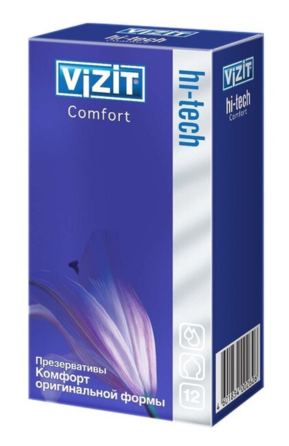Презервативы VIZIT Hi-tech COMFORT комфорт, 12 шт