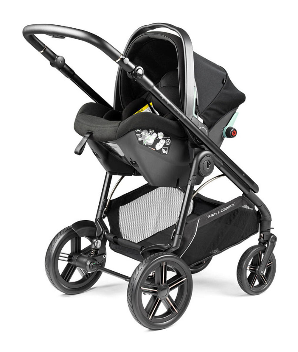 Коляска Peg Perego Veloce TC New Belvedere SLK 3 в 1 True Black