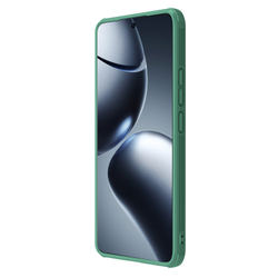 Усиленный чехол зеленого цвета (Dark Green) с сдвижной шторкой для камеры от Nillkin для Xiaomi 14T, серия CamShield Pro Case