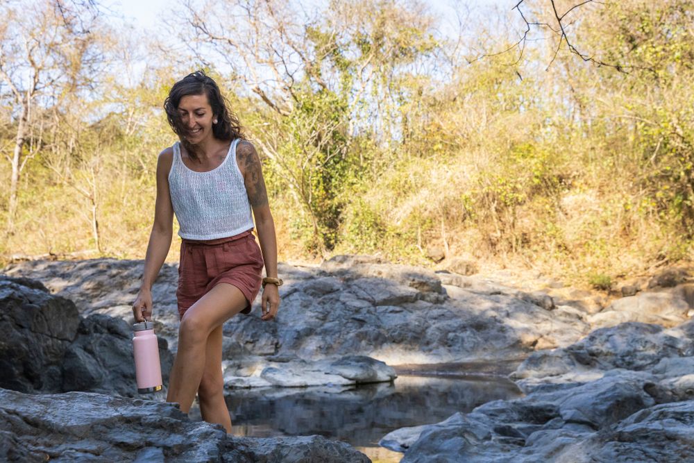 Термобутылка Klean Kanteen TKWide Twist Cap 32oz (946 мл) Peach Parfait