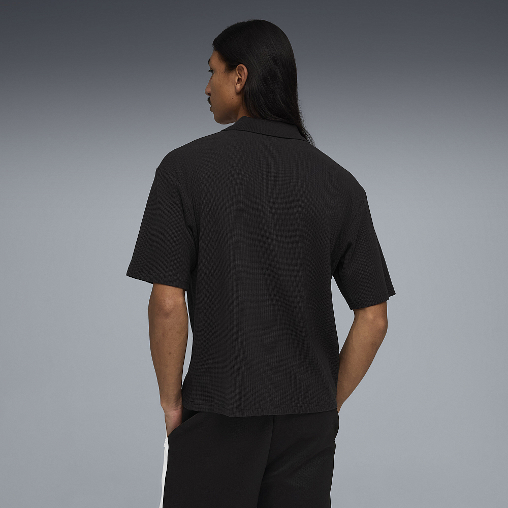 Мужское поло PUMA Wardrobe Essentials Boxy Waffle Polo