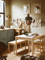 Раздвижной обеденный стол - IKEA RÖNNINGE/RONNINGE, 173/118х78х75 см, РЁННИНГЕ ИКЕА, светло-коричневый