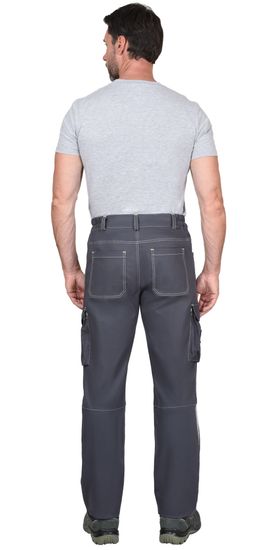 Брюки "Сириус-Джет" (т.серый/синий)