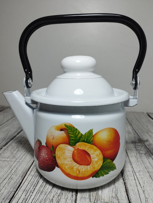 Чайник 1 л с рисунком Персики  27071/4