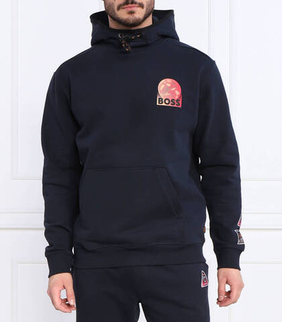 Худи wehike BOSS ORANGE - темно-синий(50489051)