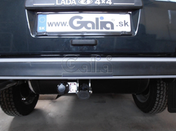 Фаркоп оцинкованный Galia L001C для Лада Нива ВАЗ 2121, 21213, 21214, 2131 / Lada Niva 1976-2014(паспорт и сертификат в комплекте)(без электрики)