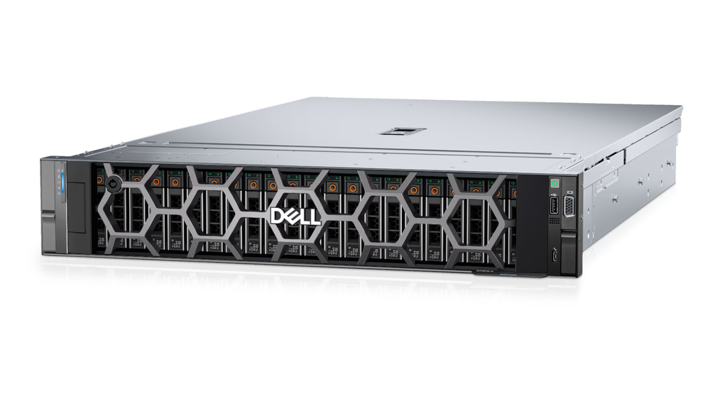 Сервер Dell PowerEdge R760 rack 2U, iDRAC9 Enterprise, Rails, Bezel, 3Y WR, 2 x Intel Xeon Gold 6426Y 2.5G 16C/32T 16GT/s 38M Cache Turbo HT 185W, 2 x 32GB RDIMM 5600MT/s Dual Rank, 2 x 960Gb SSD up to SAS 24Gbps Read Intensive 512e 2.5in Hot-Plug, 1 x De