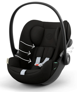 Коляска Cybex Talos S Lux TPE complete Cloud G Magic Black 3 в 1 Seashell Beige с дождевиками