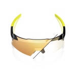 Спортивные очки 100% AEROCRAFT Gloss Metallic Black - Gold Mirror Photochromic Lens