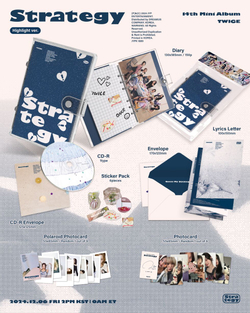 Альбом TWICE - STRATEGY 14th Mini Album HIGHLIGHT Version