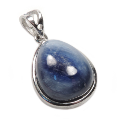 Кулон "Капля" кианит асс.