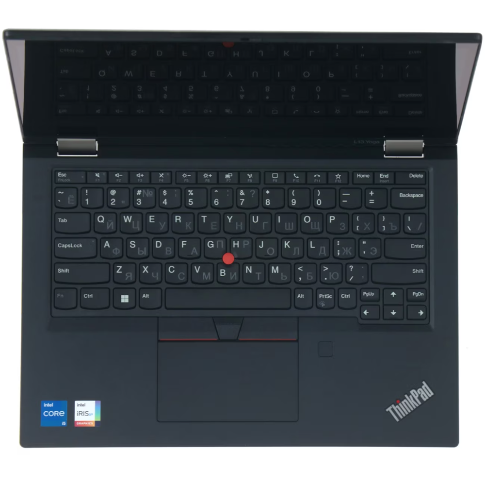 13.3" Ноутбук Lenovo Thinkpad Yoga L13 (1920x1080, Intel Core i5-1145G7, RAM 16ГБ, SSD 512ГБ, Intel Iris XE Graphics, Win 10 Pro)
