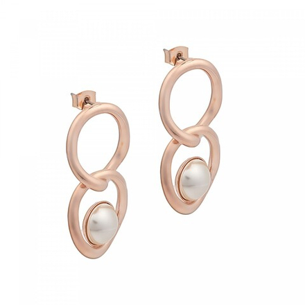 Серьги Fiore Luna Pearl A2006PE-E01.1 BW/RG