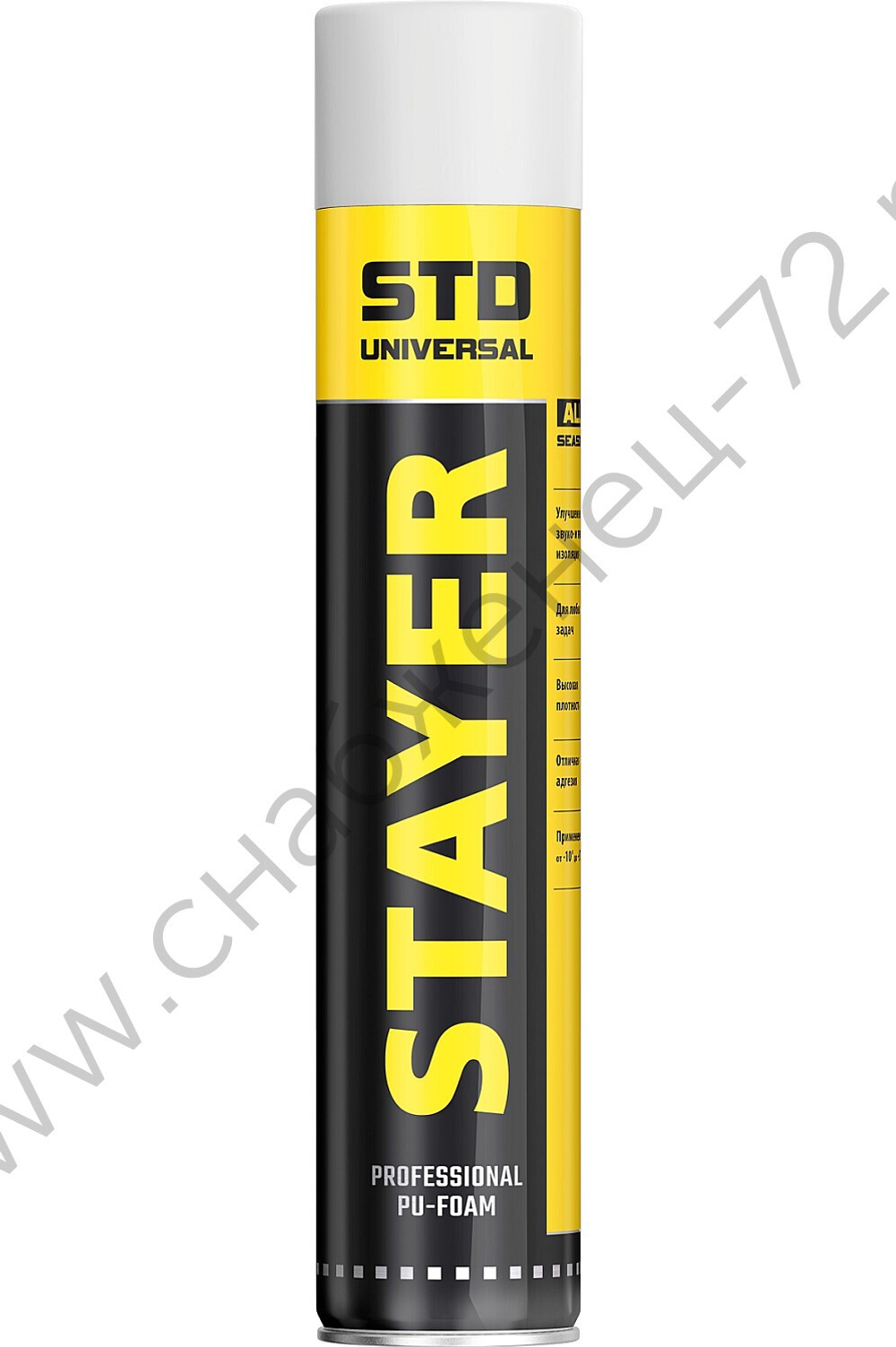 STAYER STD 750мл адаптерная выход до 35л, Монтажная пена, PROFESSIONAL (41133)