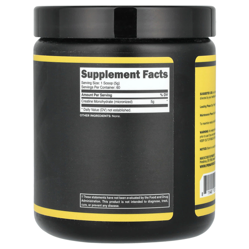 Primaforce, Моногидрат креатина, без добавок, 300 г (10,7 унции)