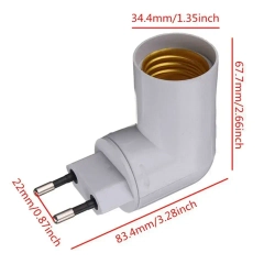 Патрон для лампы, Цоколь:E27, 1 шт.