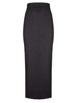 Юбка макси в полоску