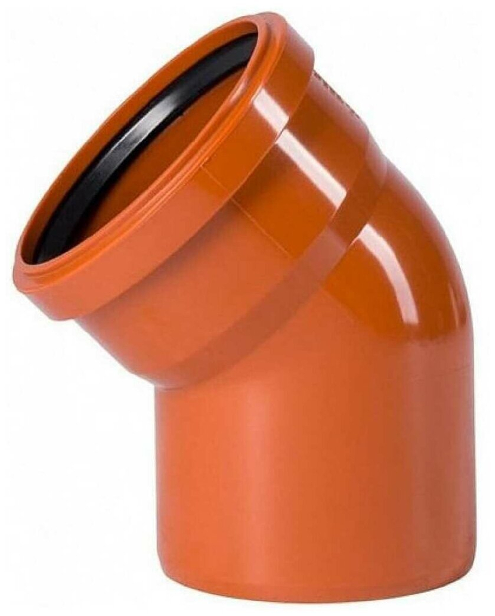 ПОЛУОТВОД VALFEX 160Х45 НК РЫЖАЯ