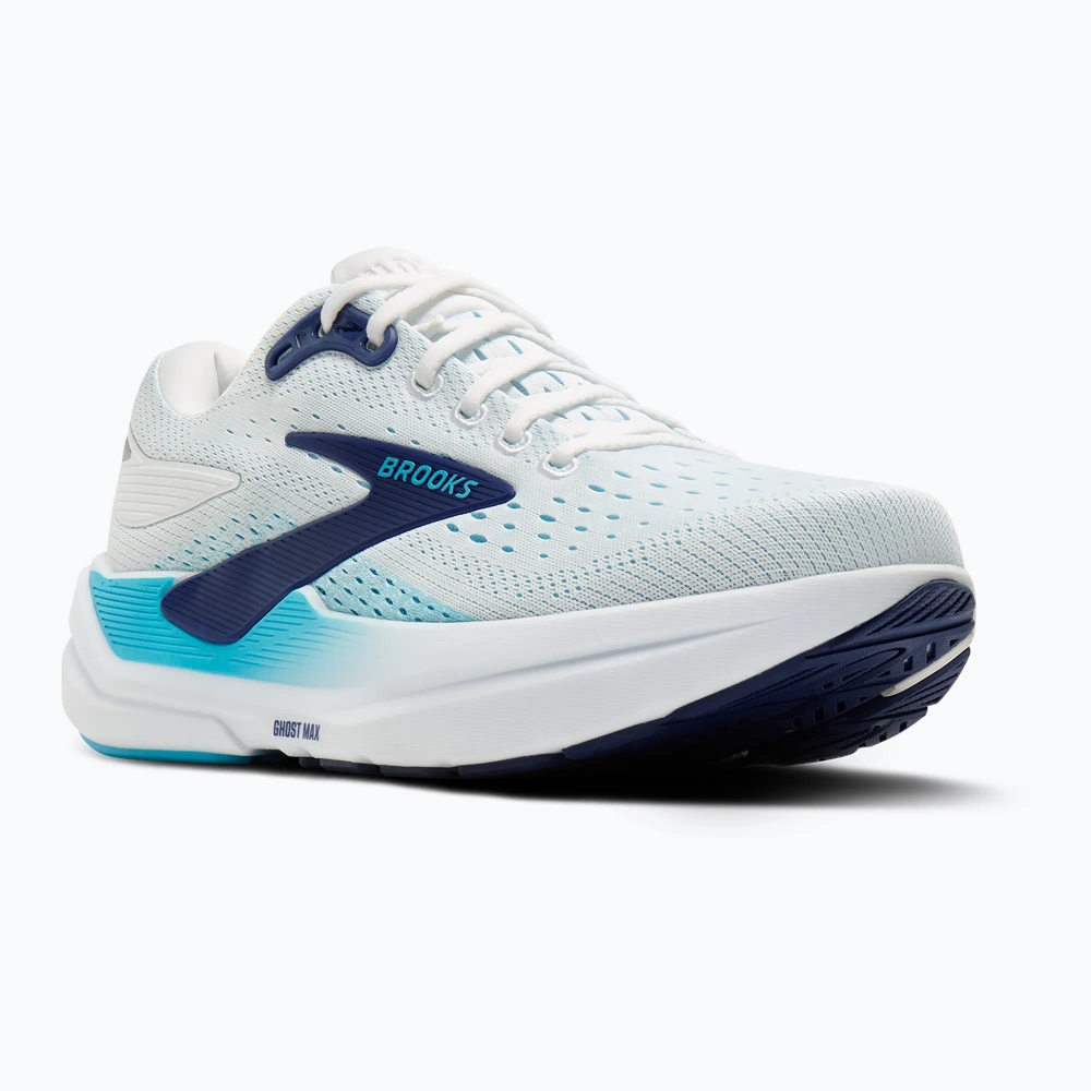Кроссовки для бега Brooks Ghost Max 3 bright white/beacon blue/teal