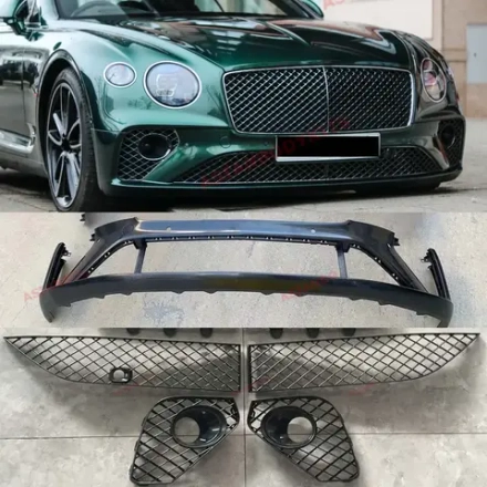 Передний бампер в сборе для Bentley Continental GT V8 W12 2018+ Бентли Континенталь