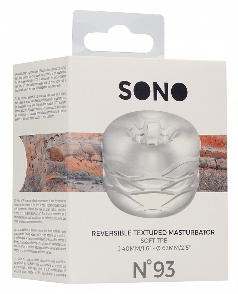 Мини-мастурбатор №93 Reversible Masturbator and Bumper (Цвет: прозрачный)