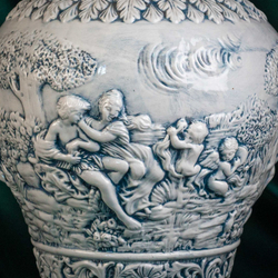 Винтаж: Парные вазы. Фарфоровая мануфактура Capodimonte