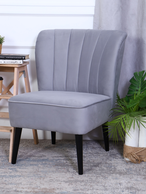 Кресло "Donatello" антивандальный велюр серый/венге