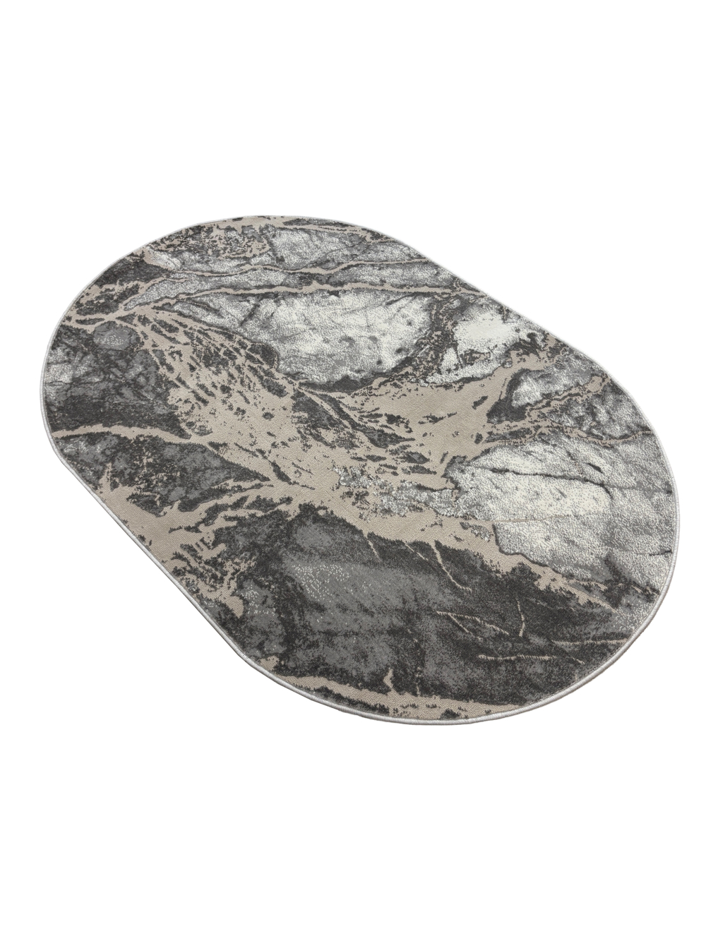 Ковер Rimma Lux 38113A Grey/L.Grey Овал