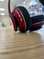 Bluetooth наушники ExBass 600BT Red, беспроводные наушники, красные