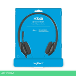 Гарнитура Logitech PC Headset H340 (981-000475)