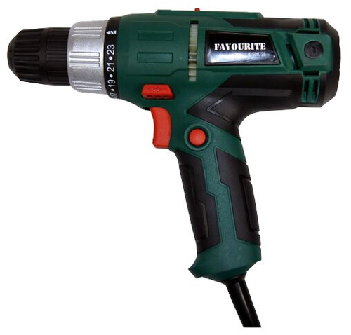 Сетевой шуруповёрт FAVOURITE ID 600/2S 600Вт, 35Hm, 0-300/0-1000об/мин(102106002)