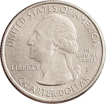 25 центов (1/4 доллара, квотер) 2012 США «Национальный лес Эль-Юнке» (P) (11-й парк)