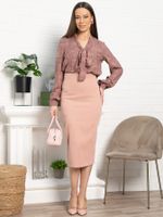Юбка вельветовая Ялта (розовая) Ю15206-10М LT Collection