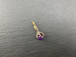 Подвеска. Лапа малая с камнем