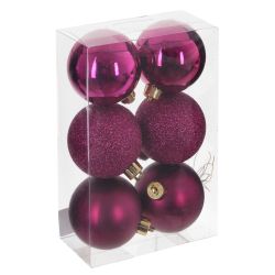GAEM Набор из 6шт Украшение новогоднее "Шар", D6 см, L12 W12 H6 см