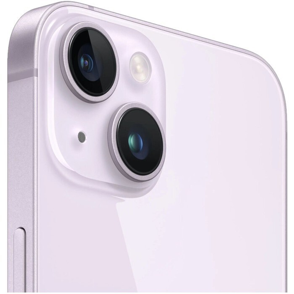 Смартфон Apple A2884 iPhone 14 128Gb 6Gb фиолетовый моноблок 3G 4G 2Sim 6.1" 1170x2532 iOS 17 12Mpix
