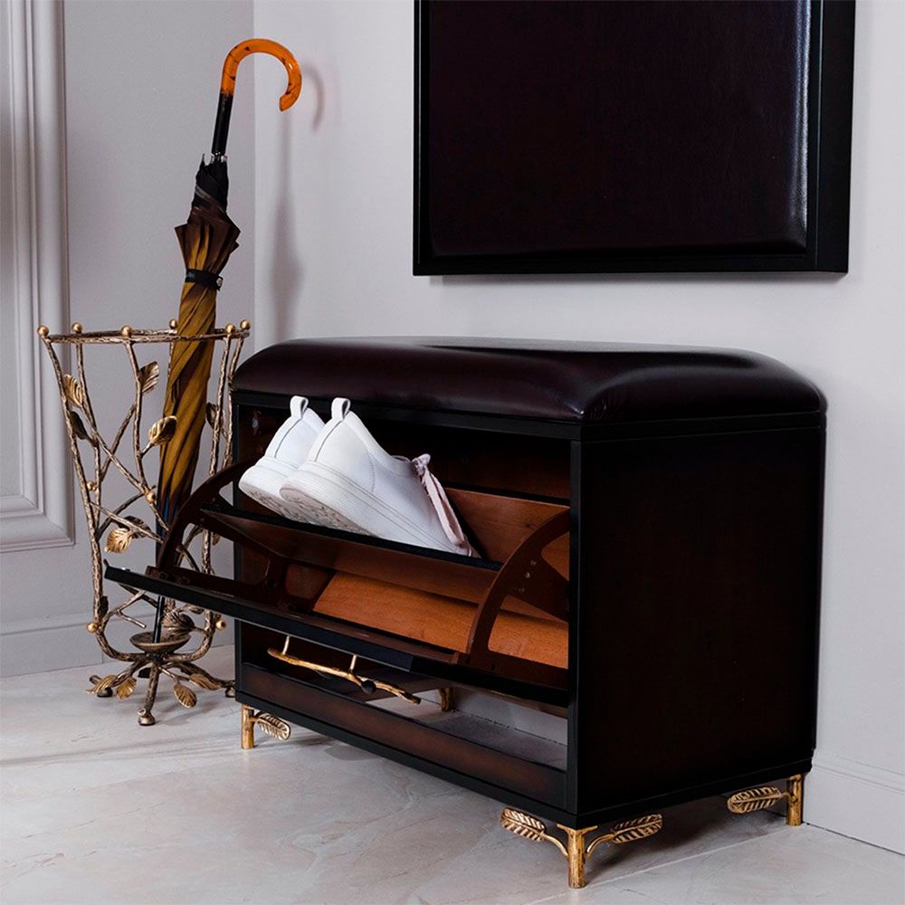 Банкетка Oliva Branch (Олива Бранч) Каштан Амбер