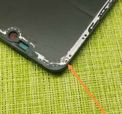 Honor X7c (ALT-LX1) - рамка дисплея (корпус дисплея) (ORIG)